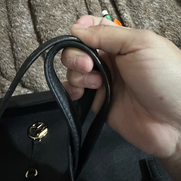 NWOT MK Large Black Saffiano Leather tote - Picture 6 of 6